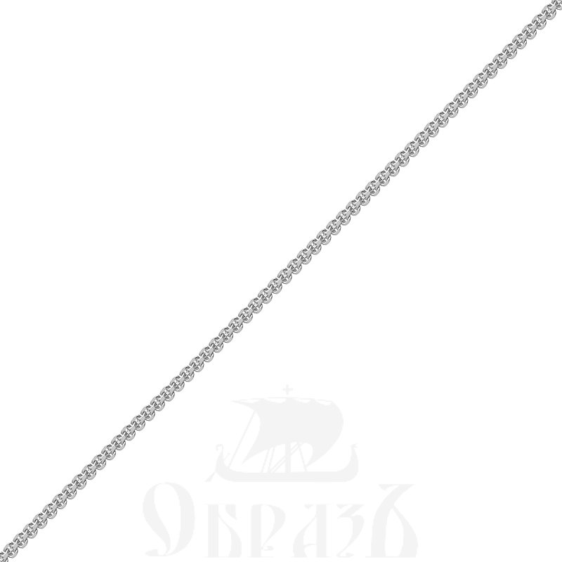 цепь плетение "якорный бисмарк 2 линии" серебро 925 пробы (арт. 9025040)